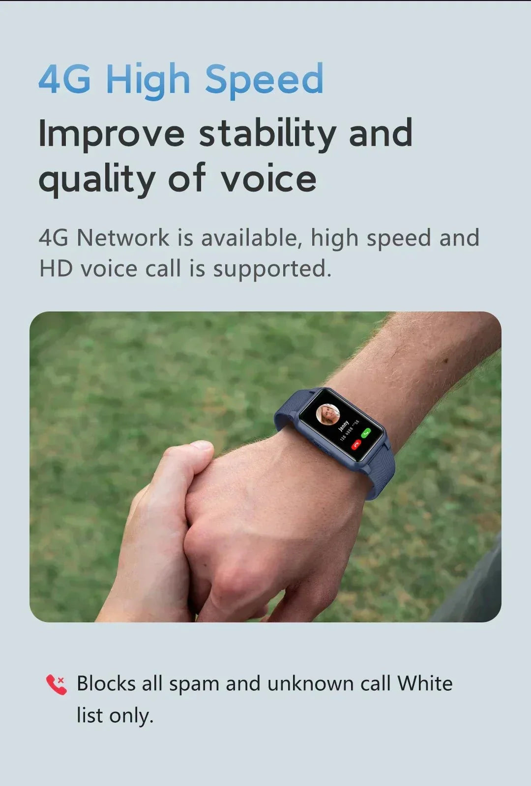 Senior Safety Watch Automatic Fall Detection GPS Tracking & SOS Calls