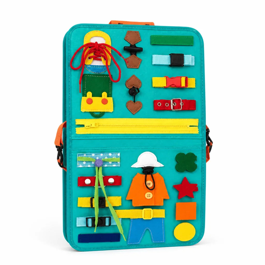 Sensory Board Wool 15 Activities Fine Motor Skills