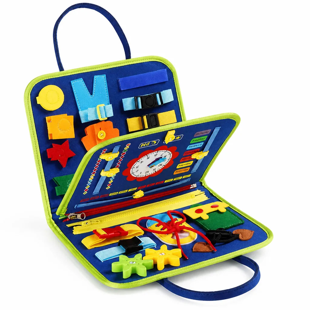 Sensory Board Wool 15 Activities Fine Motor Skills
