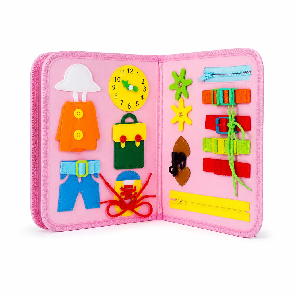 Sensory Board Wool 15 Activities Fine Motor Skills