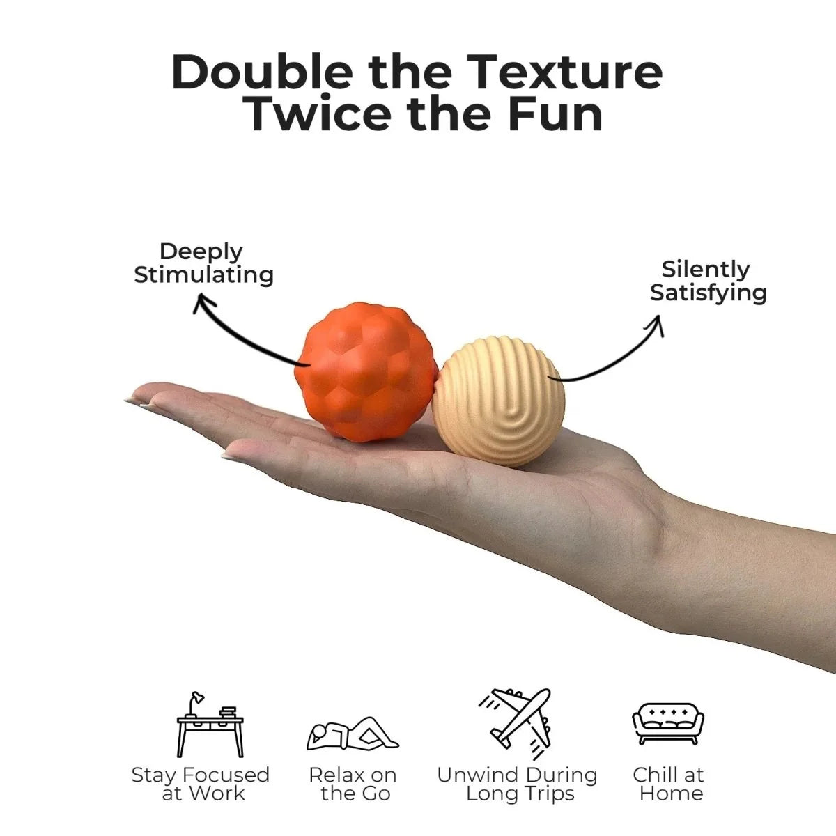 Sensory Stones Magnetic Textured Silicone for Stress Relief