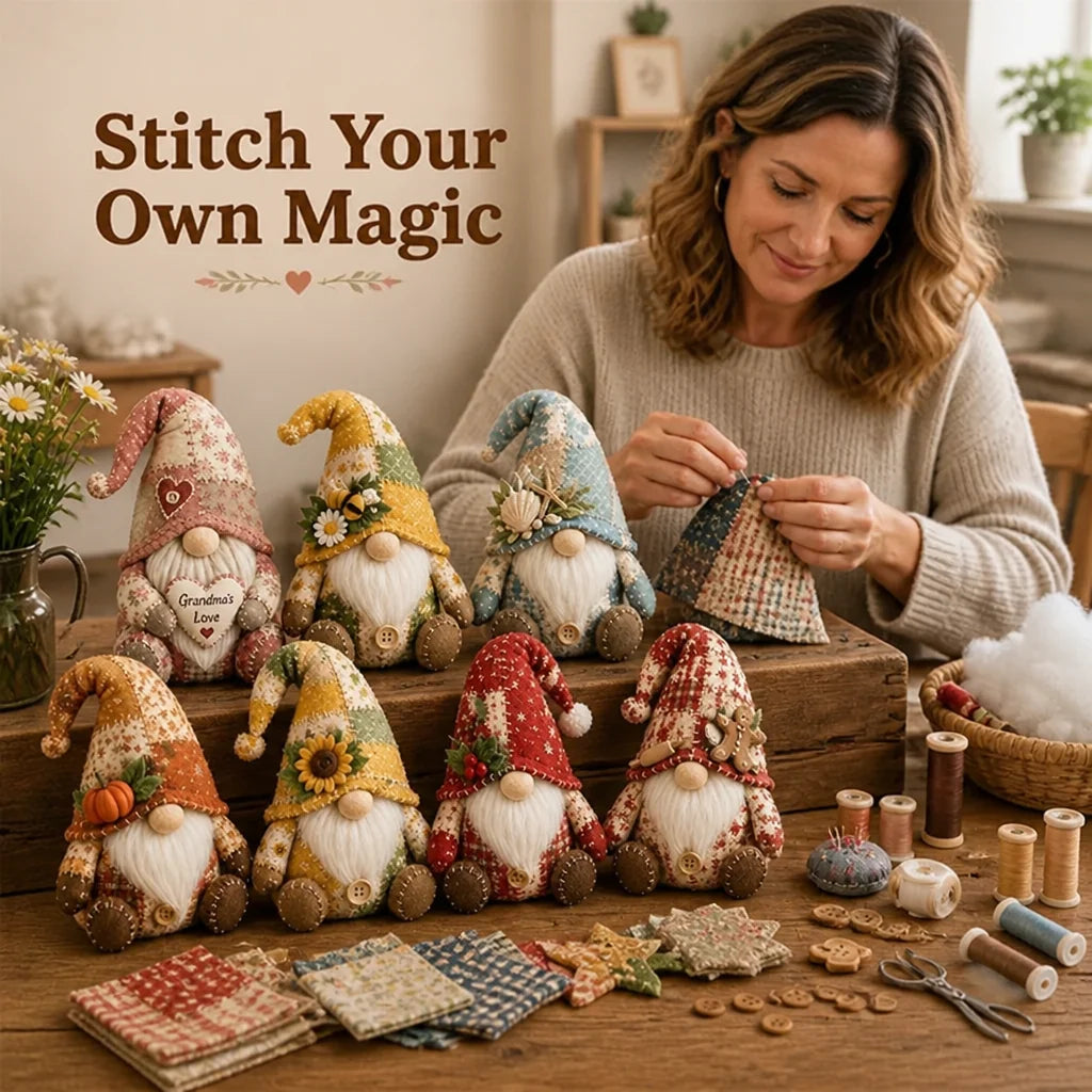 Sewing Kit Pre-Cut Fabric Illustrated Instructions