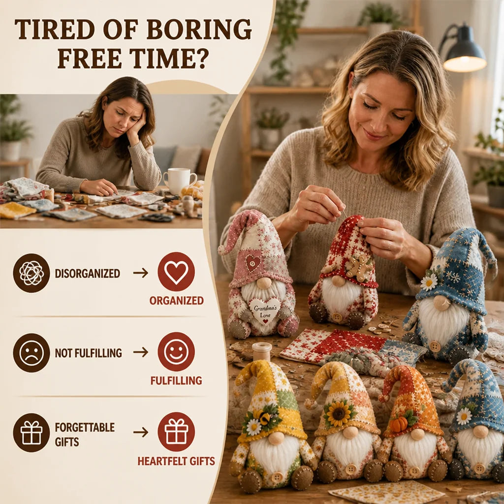 Sewing Kit Pre-Cut Fabric Illustrated Instructions