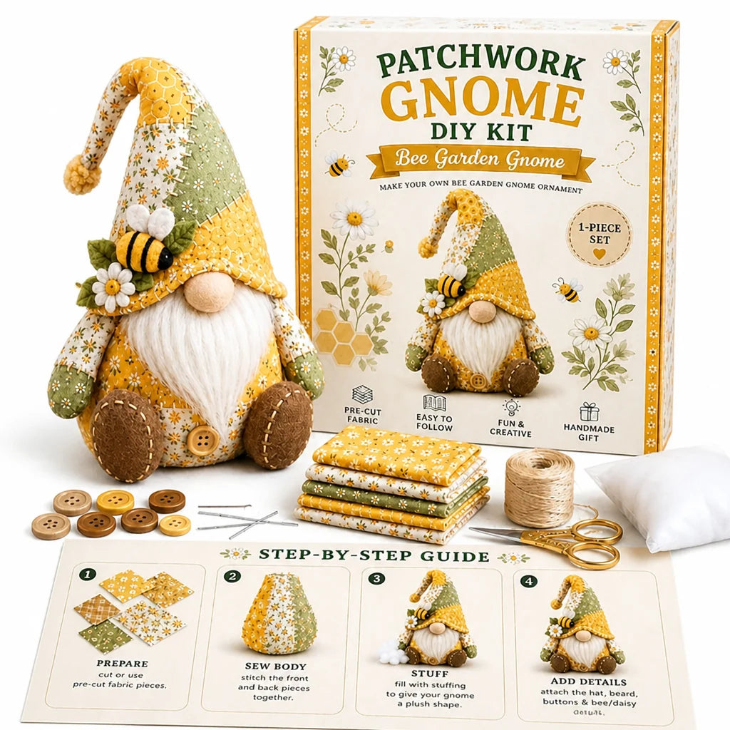 Sewing Kit Pre-Cut Fabric Illustrated Instructions