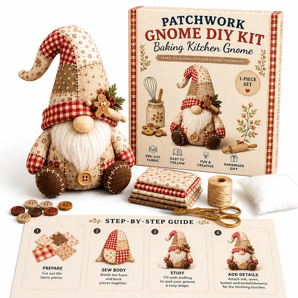 Sewing Kit Pre-Cut Fabric Illustrated Instructions