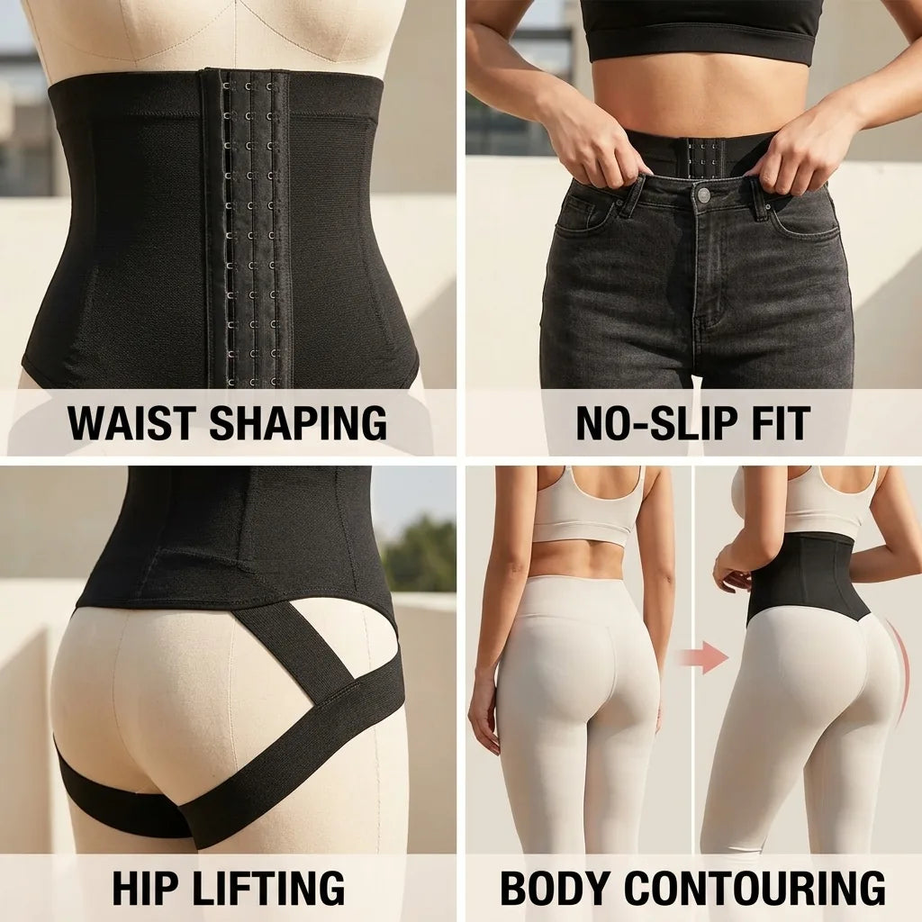 Shapewear High-Waist 2-in-1 Waist Trainer & Hip Lifter