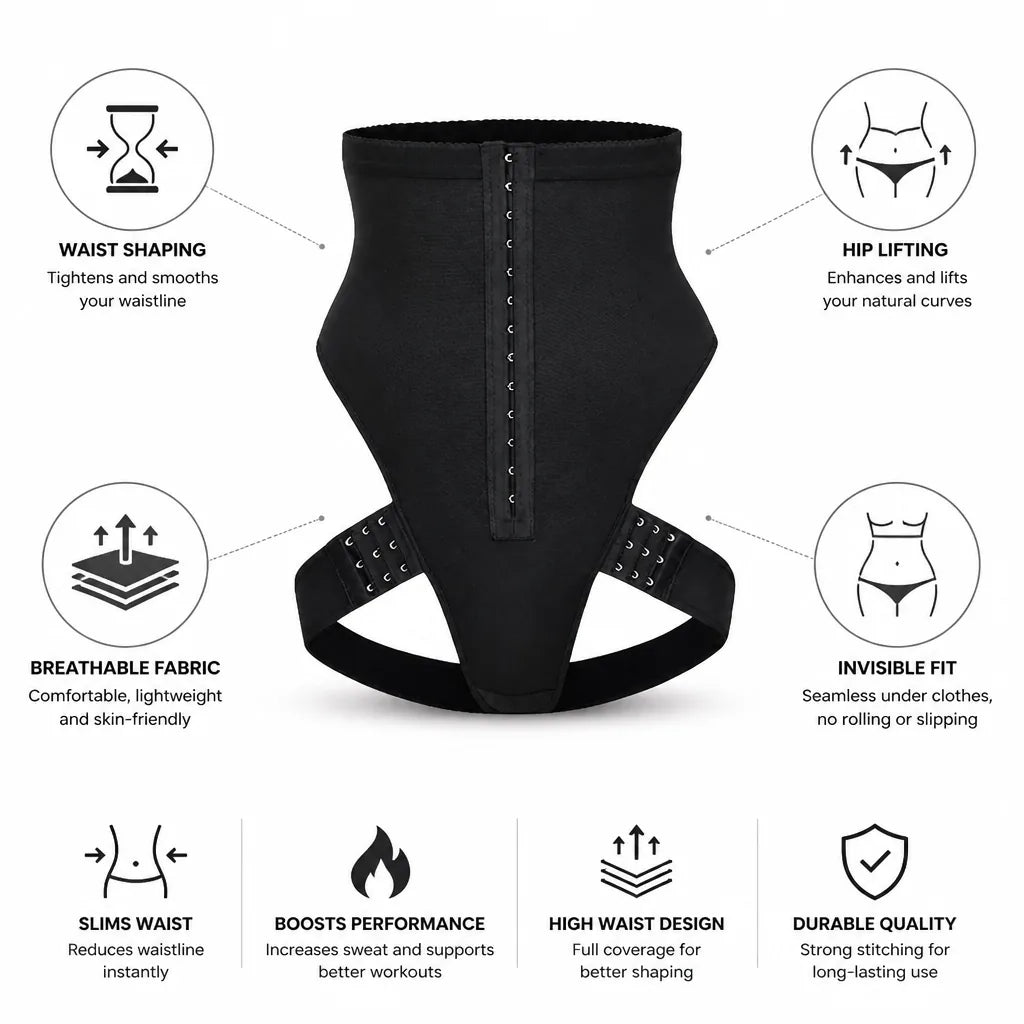 Shapewear High-Waist 2-in-1 Waist Trainer & Hip Lifter