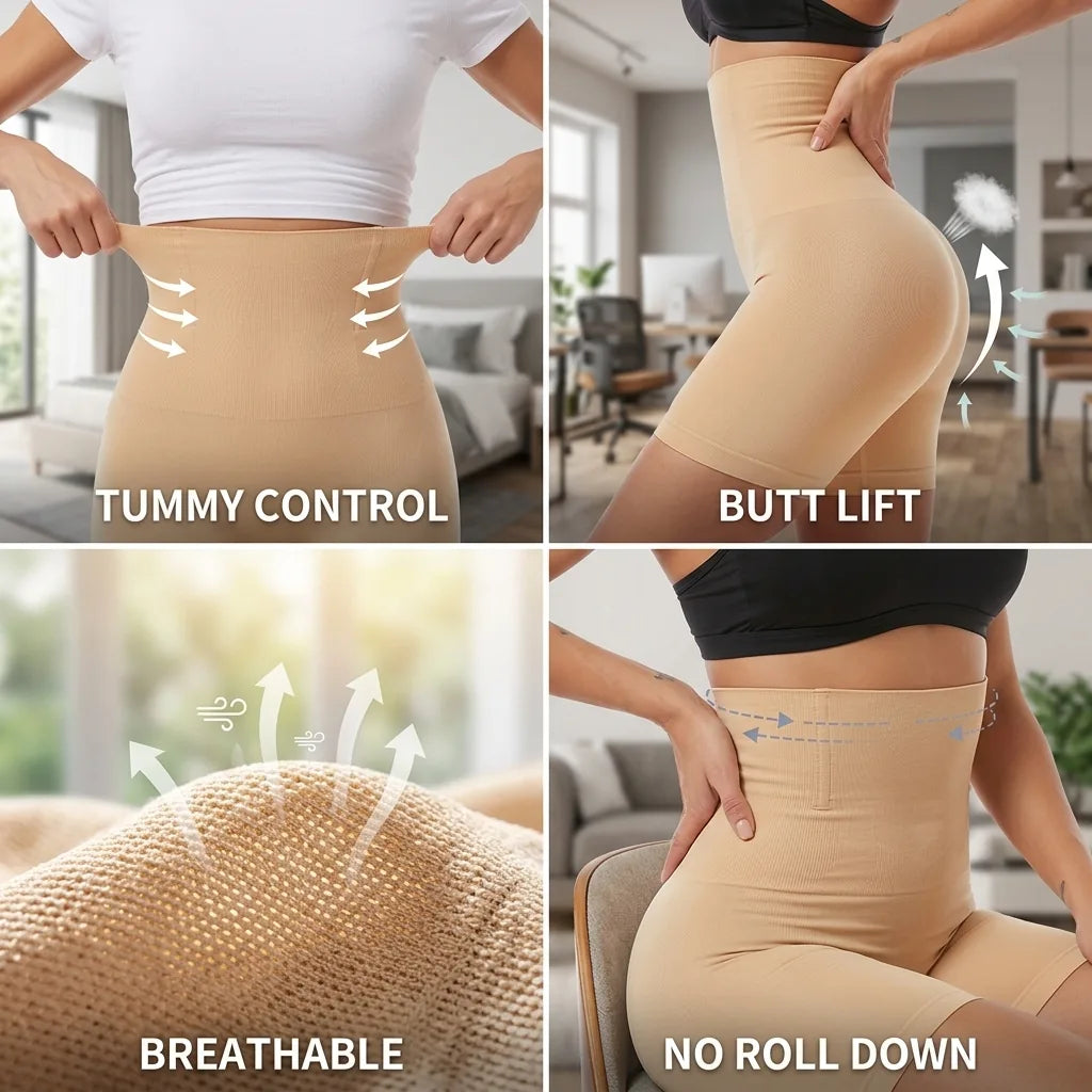 Shapewear Shorts High-Waist Tummy Control Butt Lift