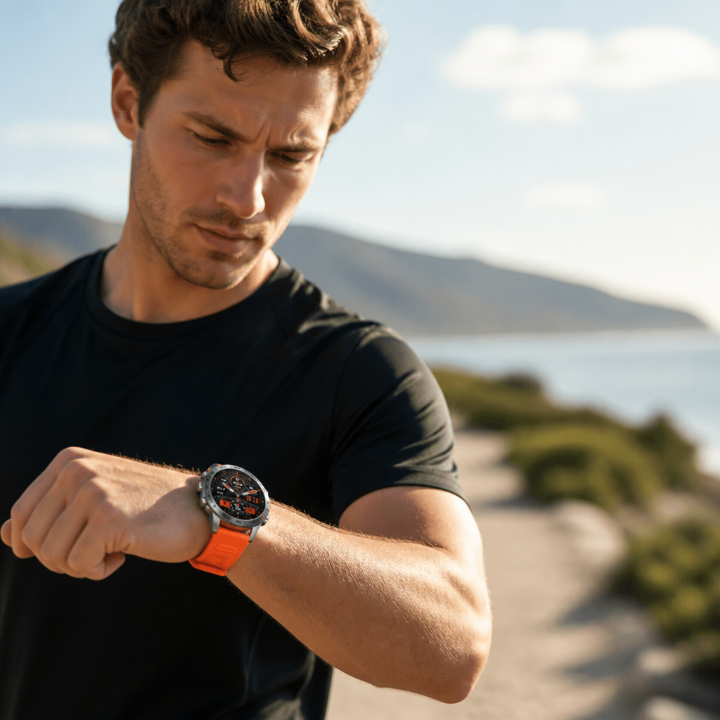 Shock-Resistant GPS & Bluetooth Smartwatch (25-Day Battery)