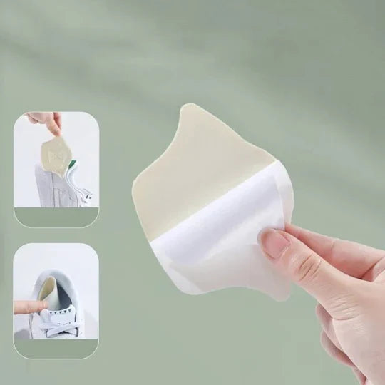 Shoe Heel Grips Cushioned Contoured Non-Damaging Adhesive