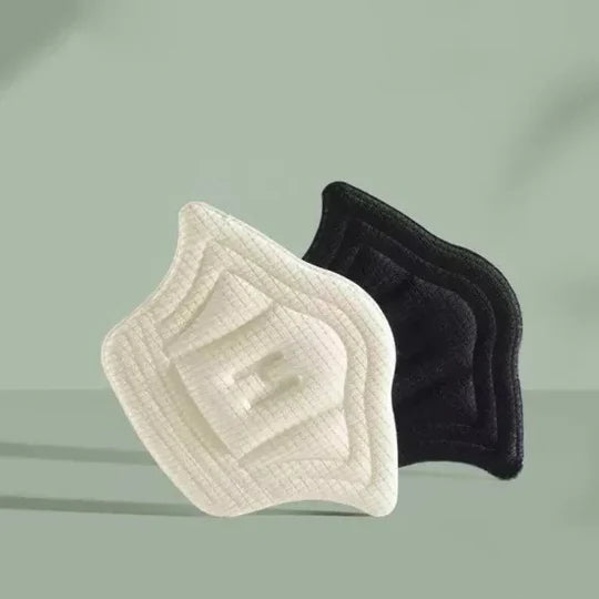 Shoe Heel Grips Cushioned Contoured Non-Damaging Adhesive