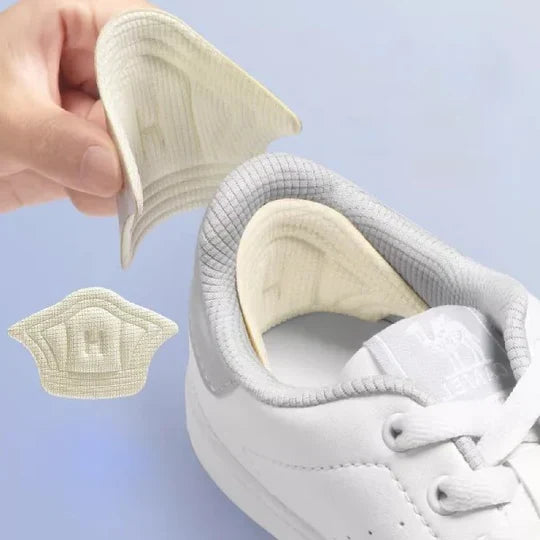 Shoe Heel Grips Cushioned Contoured Non-Damaging Adhesive