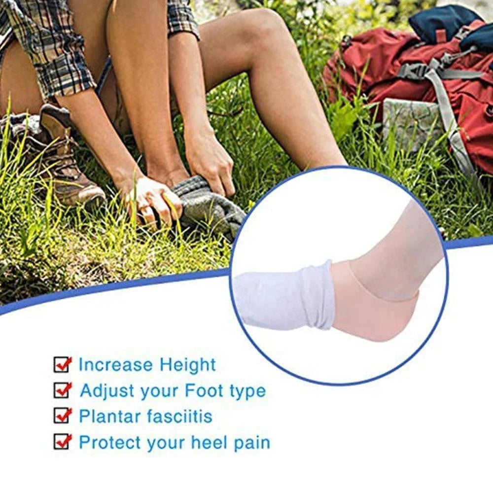 Shoe Insoles Silicone Height-Increasing Anti-Slip Cushioning