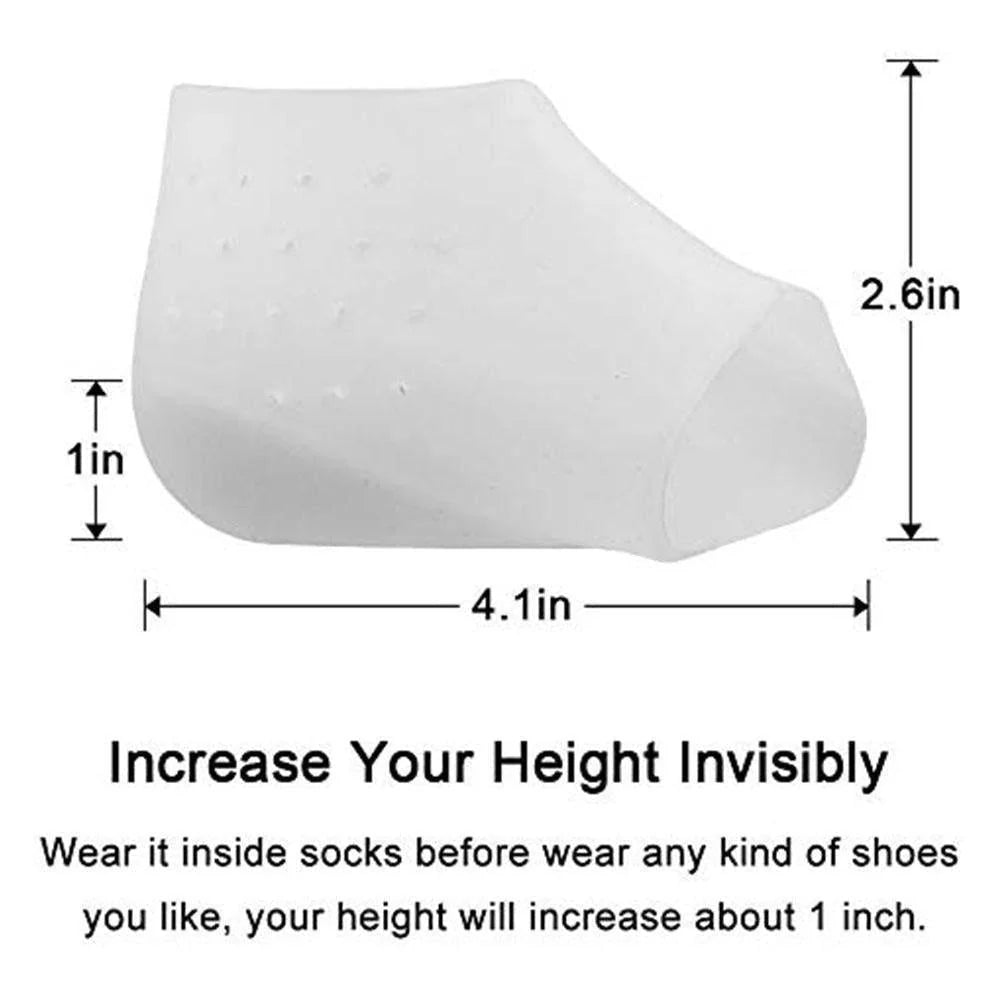 Shoe Insoles Silicone Height-Increasing Anti-Slip Cushioning