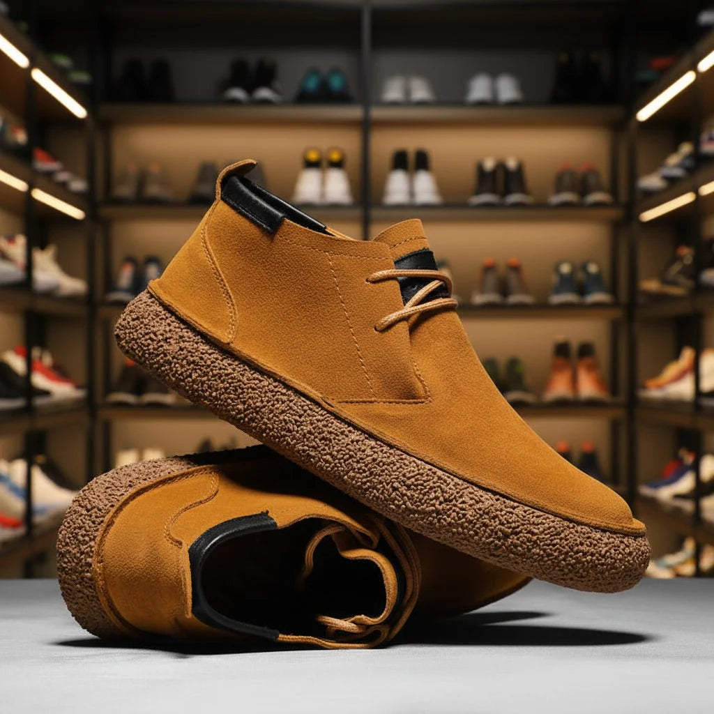 Shoes Orthopedic Support Handmade Suede Upper