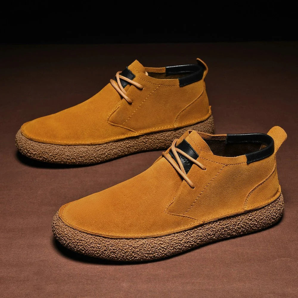 Shoes Orthopedic Support Handmade Suede Upper