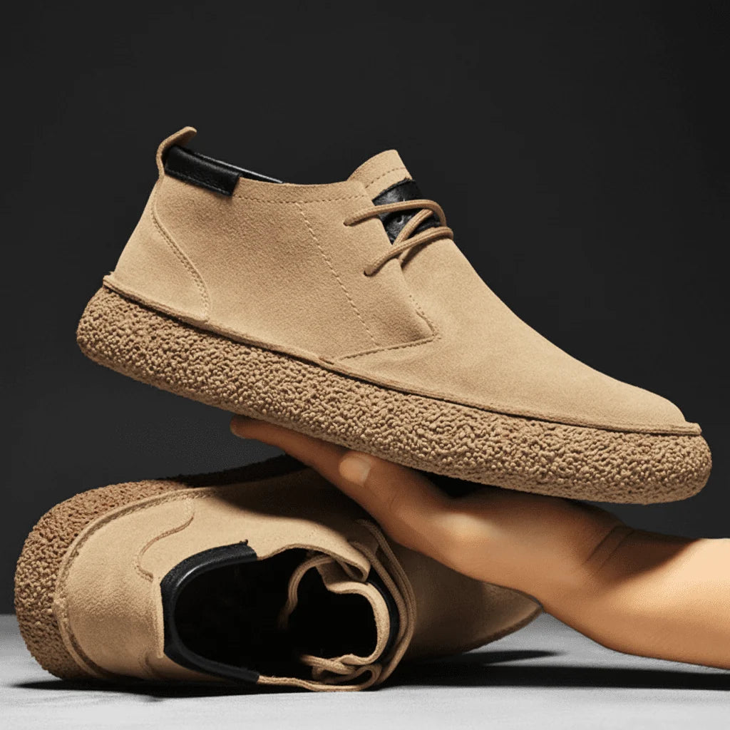 Shoes Orthopedic Support Handmade Suede Upper