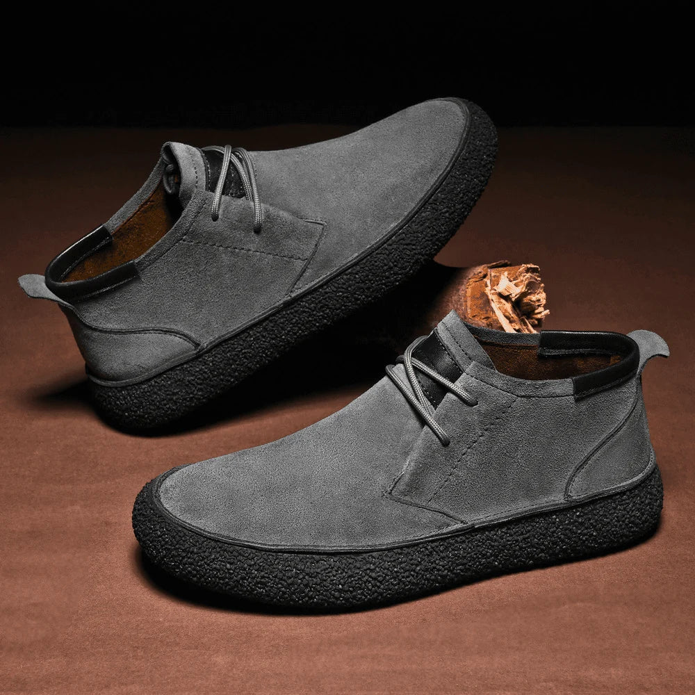 Shoes Orthopedic Support Handmade Suede Upper