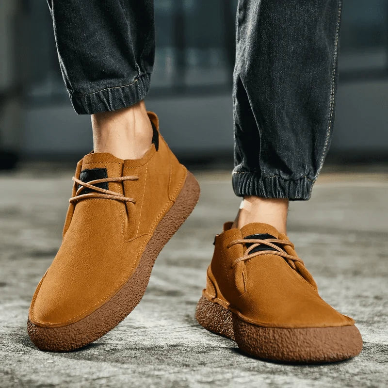 Shoes Orthopedic Support Handmade Suede Upper