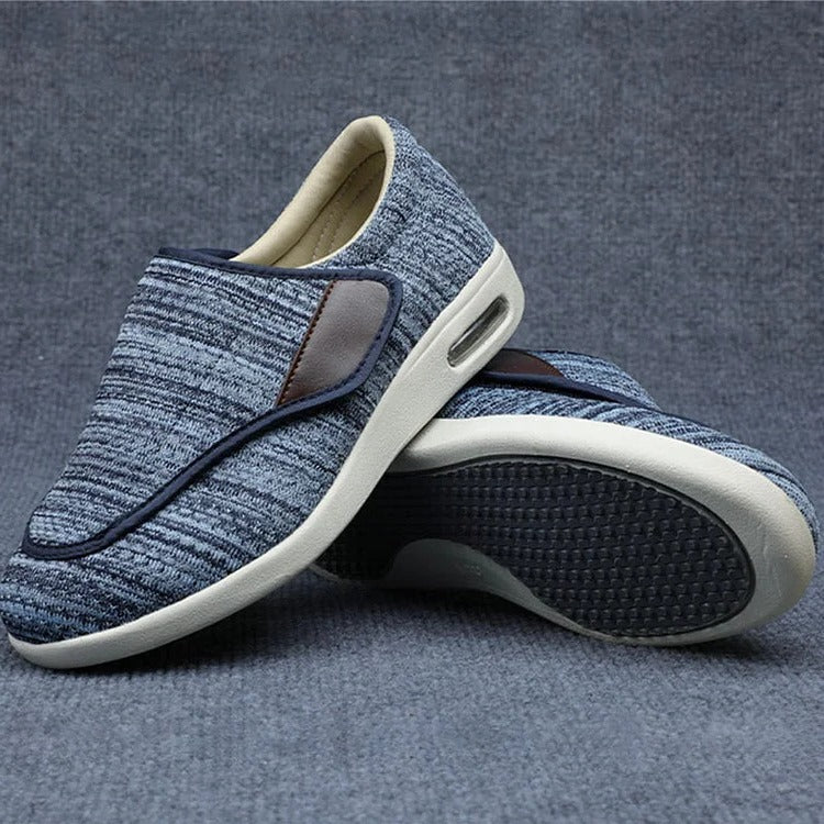 Shoes Wide Toe Box Adjustable Straps Removable Memory Foam
