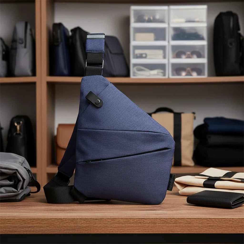 Shoulder Bag Anti-Theft RFID-Blocking Lightweight & Cut-Resistant