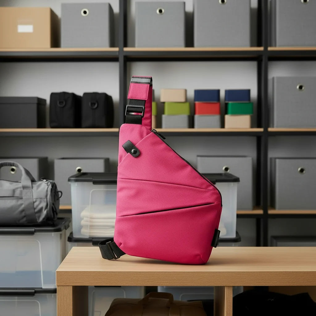 Shoulder Bag Anti-Theft RFID-Blocking Lightweight & Cut-Resistant