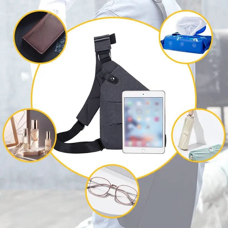 Shoulder Bag Anti-Theft RFID-Blocking Lightweight & Cut-Resistant