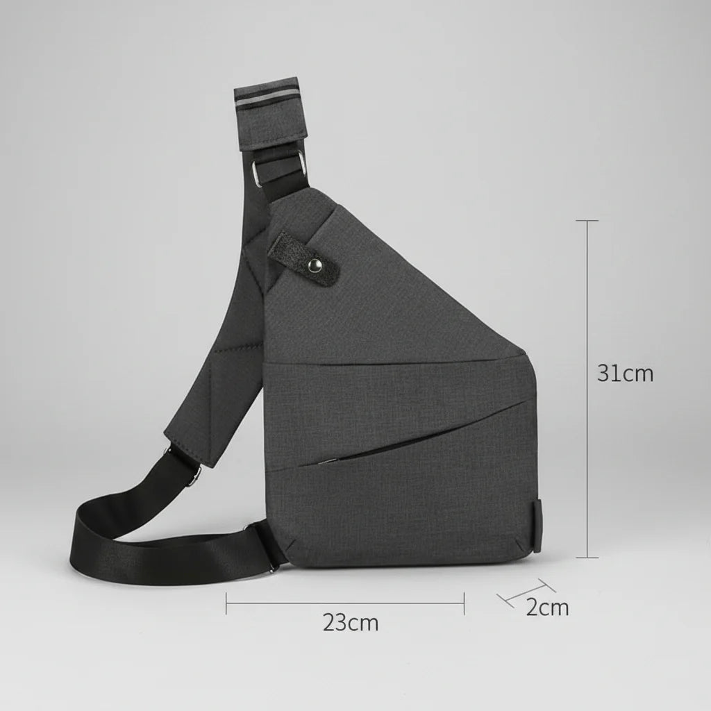 Shoulder Bag Anti-Theft RFID-Blocking Lightweight & Cut-Resistant