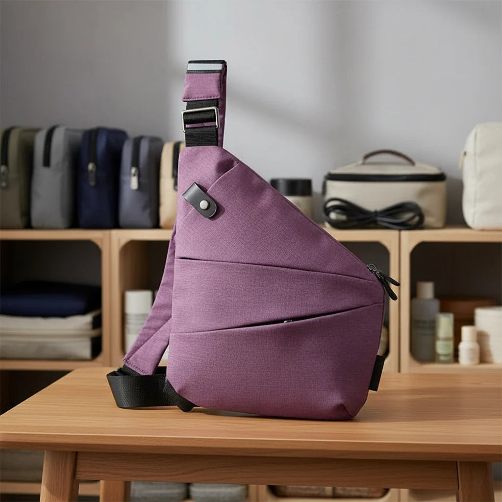 Shoulder Bag Anti-Theft RFID-Blocking Lightweight & Cut-Resistant