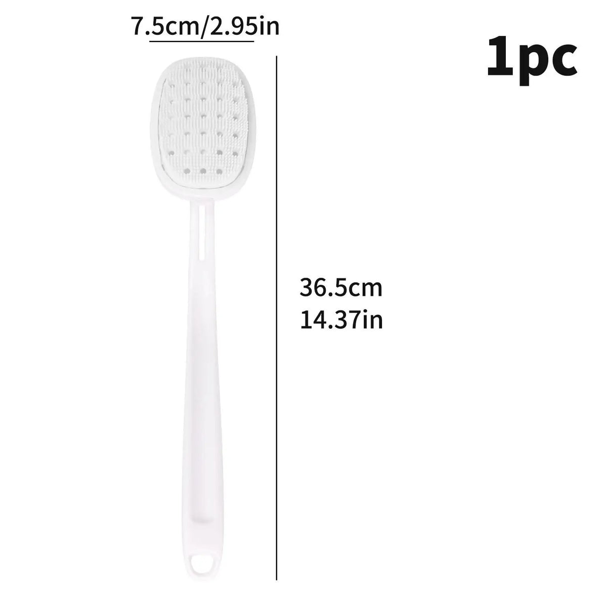 Shower Brush Silicone Bristles Long or Short Handle