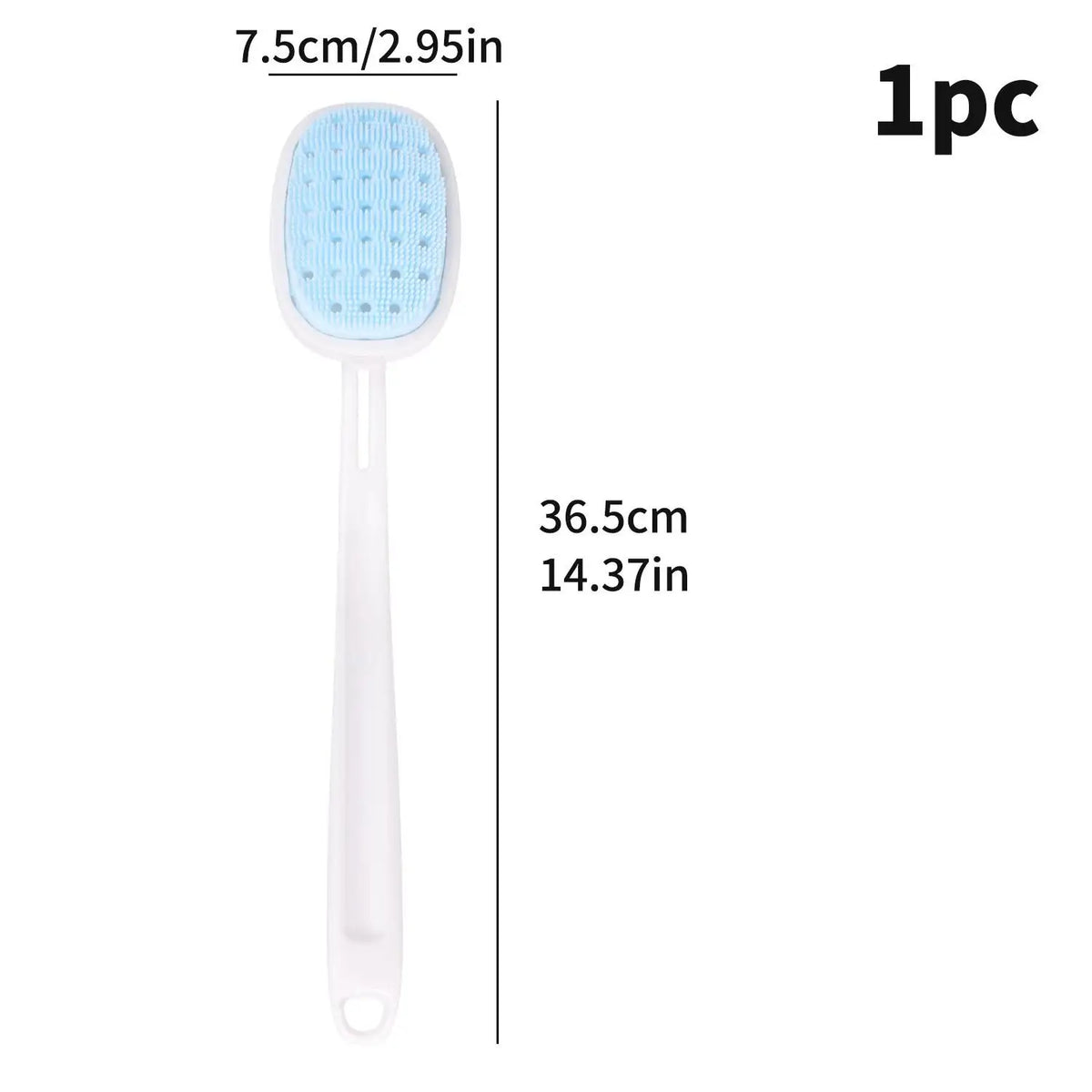 Shower Brush Silicone Bristles Long or Short Handle