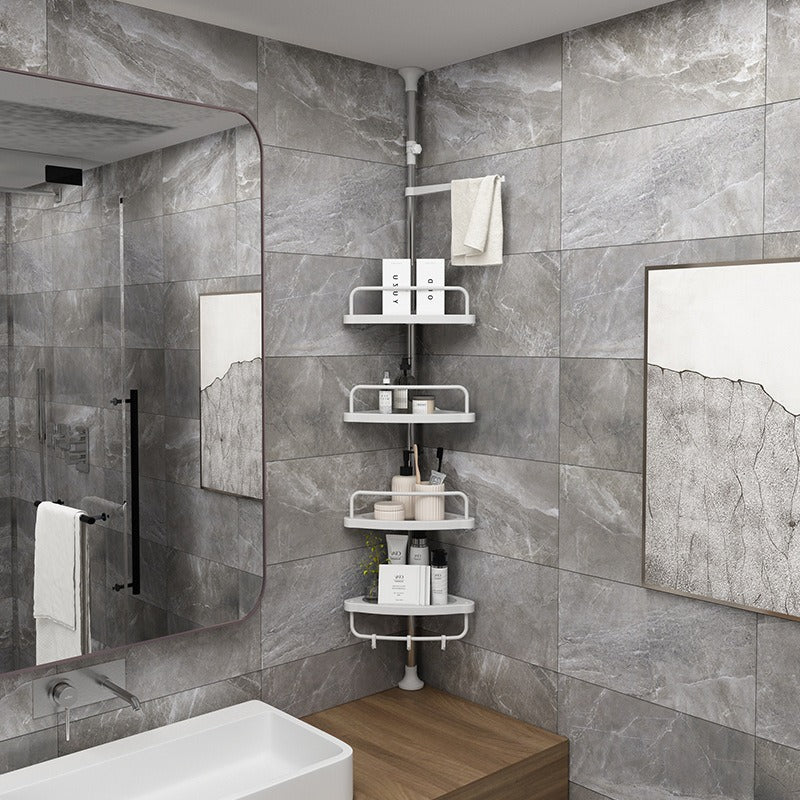 Shower Caddy Height-Adjustable Rust-Resistant Stainless Steel