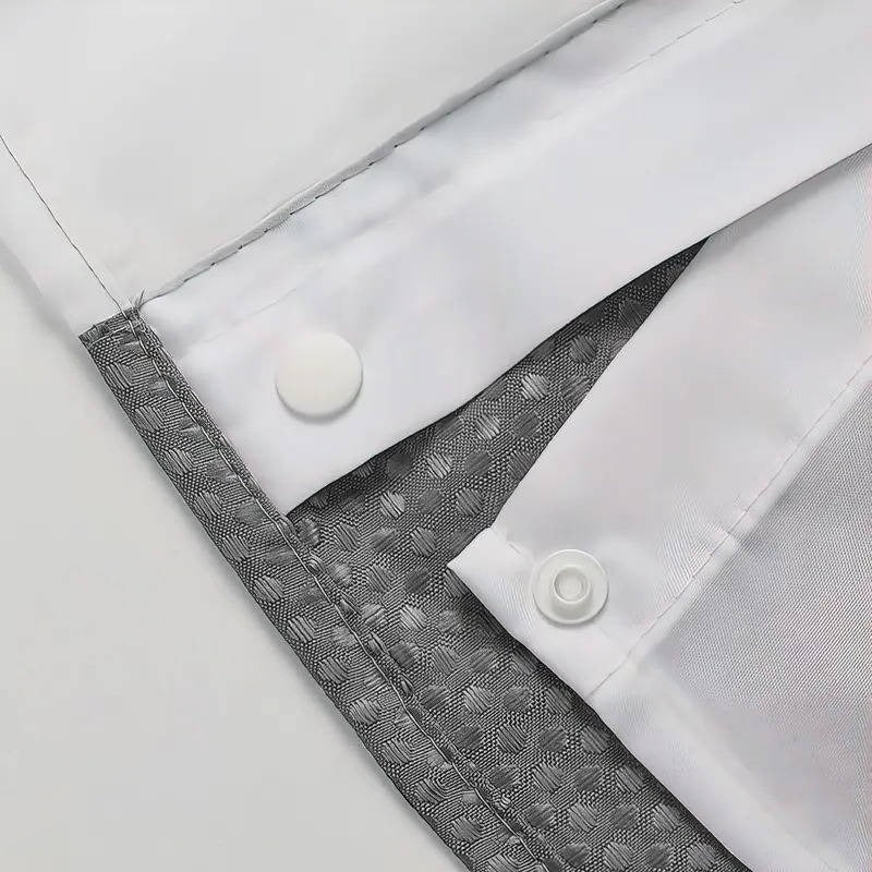 Shower Curtain Hookless Waterproof Integrated Liner