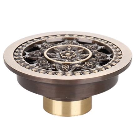 Shower Drain Brass Antique Finish 4 Inch