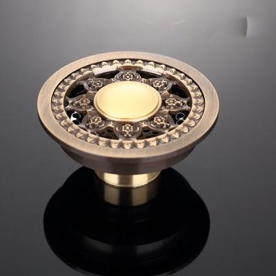 Shower Drain Brass Antique Finish 4 Inch