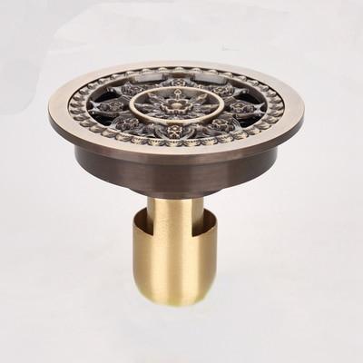 Shower Drain Brass Antique Finish 4 Inch