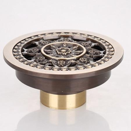 Shower Drain Brass Antique Finish 4 Inch