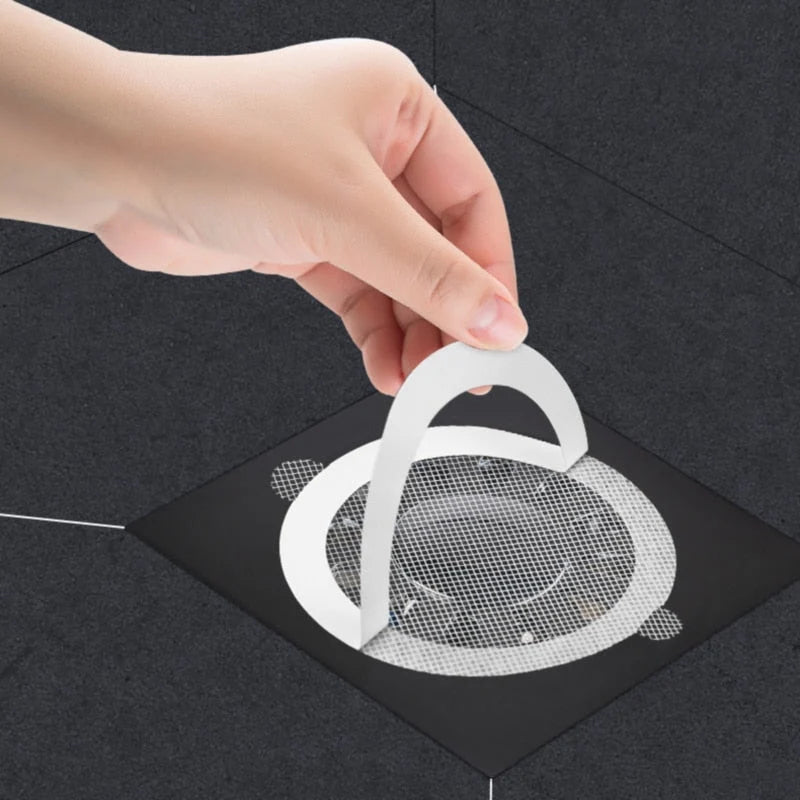 Shower Drain Hair Catcher Disposable Mesh Clog Protection