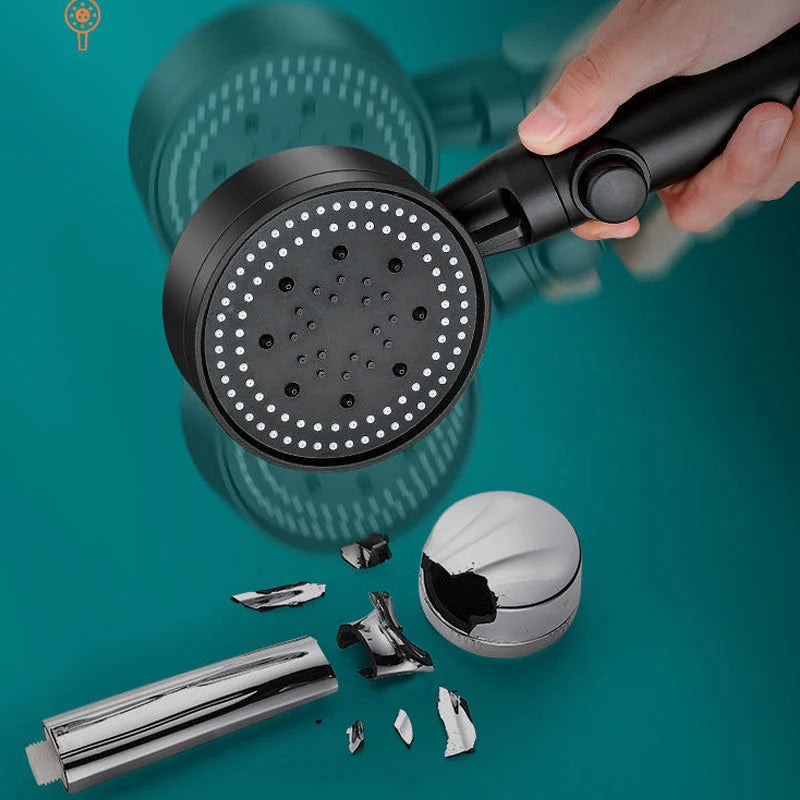 Shower Head High Pressure 5 Spray Modes Silicone Nozzles