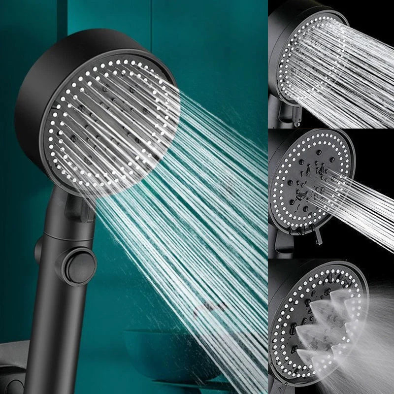 Shower Head High Pressure 5 Spray Modes Silicone Nozzles