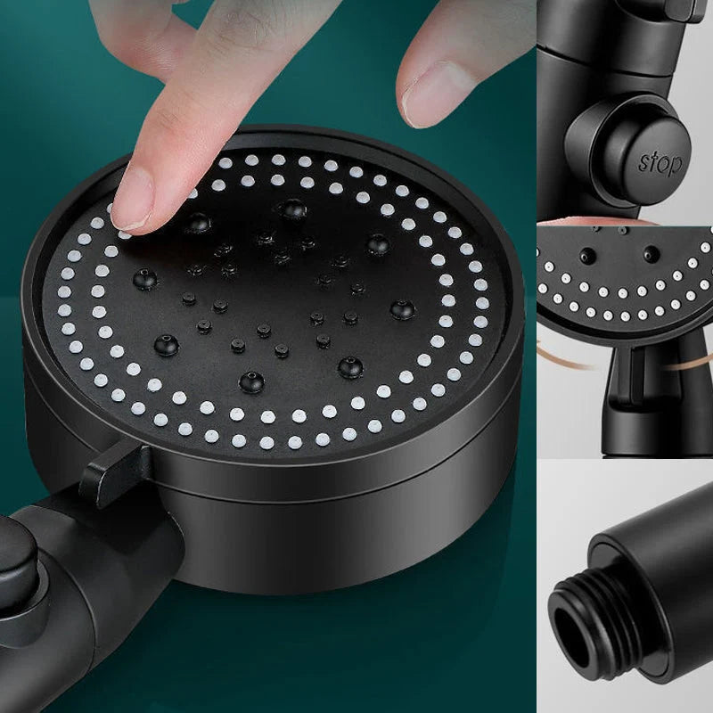 Shower Head High Pressure 5 Spray Modes Silicone Nozzles