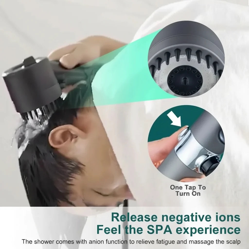 Shower Head High-Pressure 9-Layer Water Filter