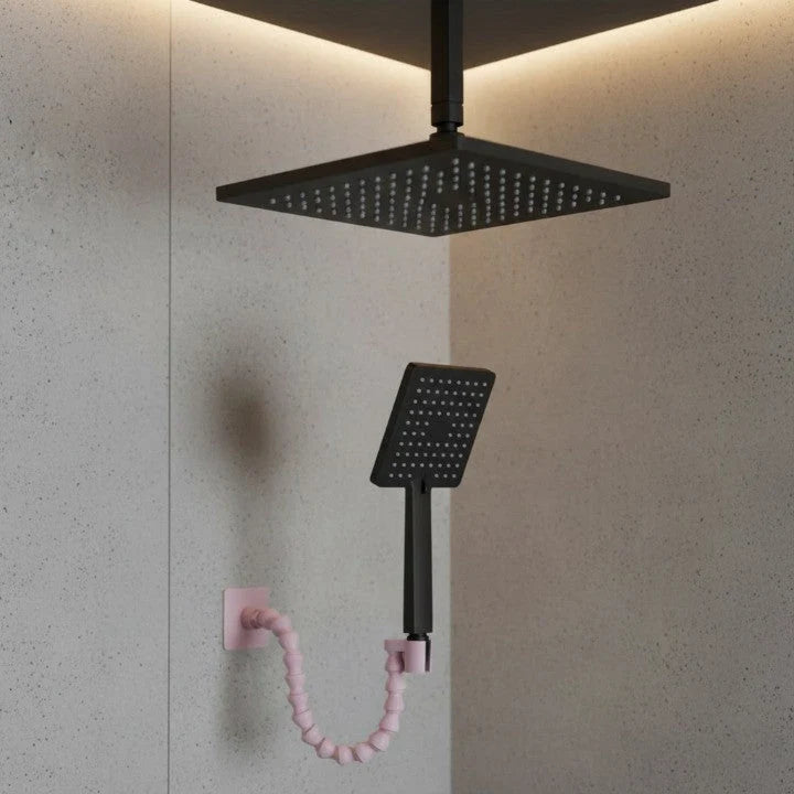 Shower Head Holder Stretchable Adjustable Adhesive Wall Mount