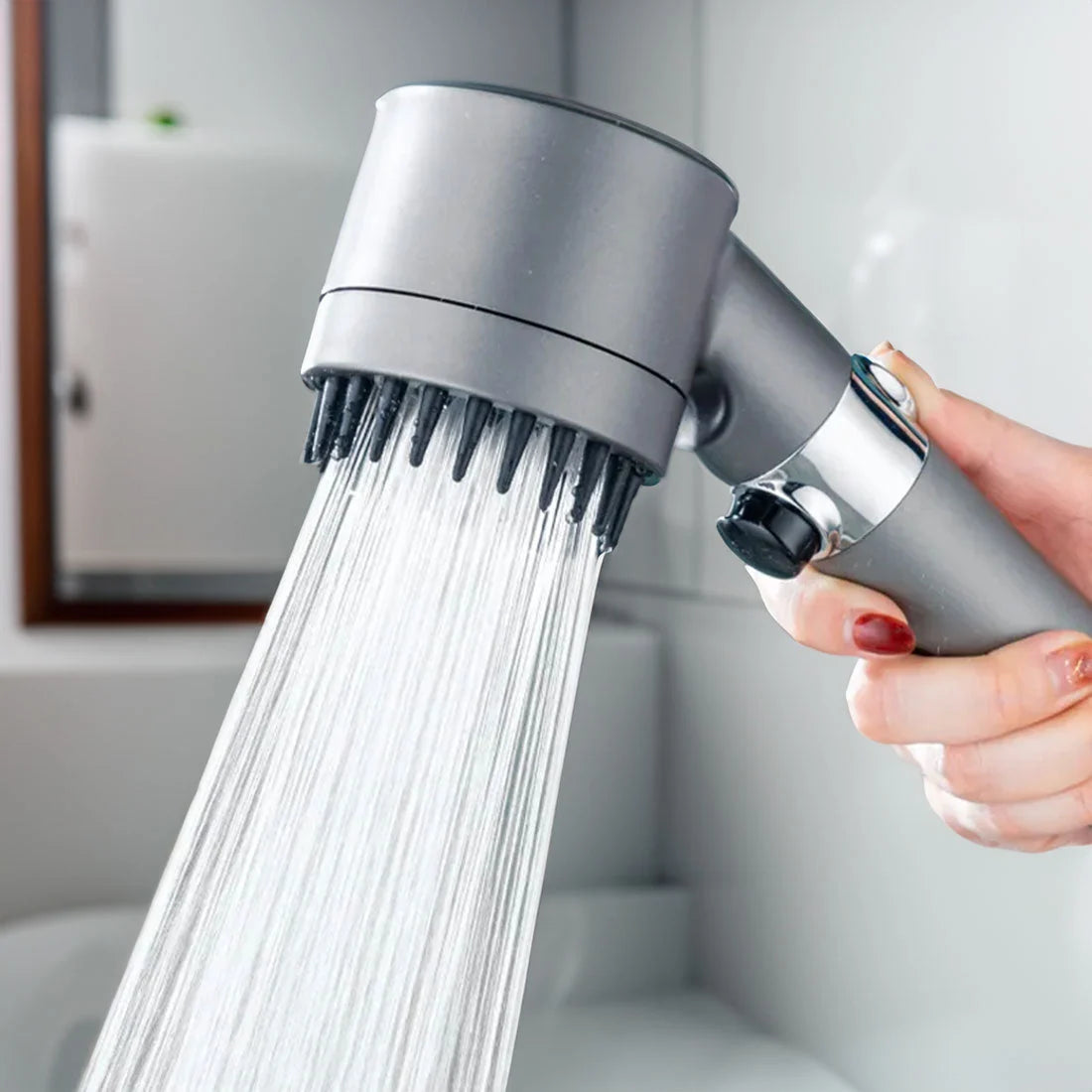 Shower Head Water-Saving Massage Spray Replaceable Filter