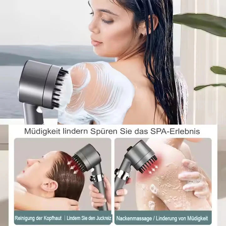 Shower Head Water-Saving Massage Spray Replaceable Filter