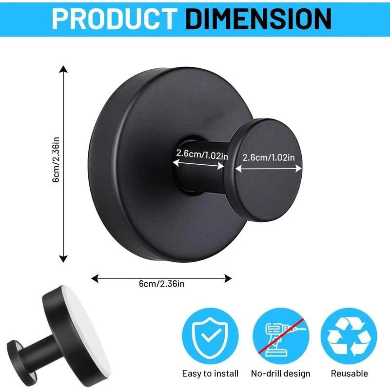 Shower Hooks Twist-Lock Suction Mount Waterproof & Rust-Resistant