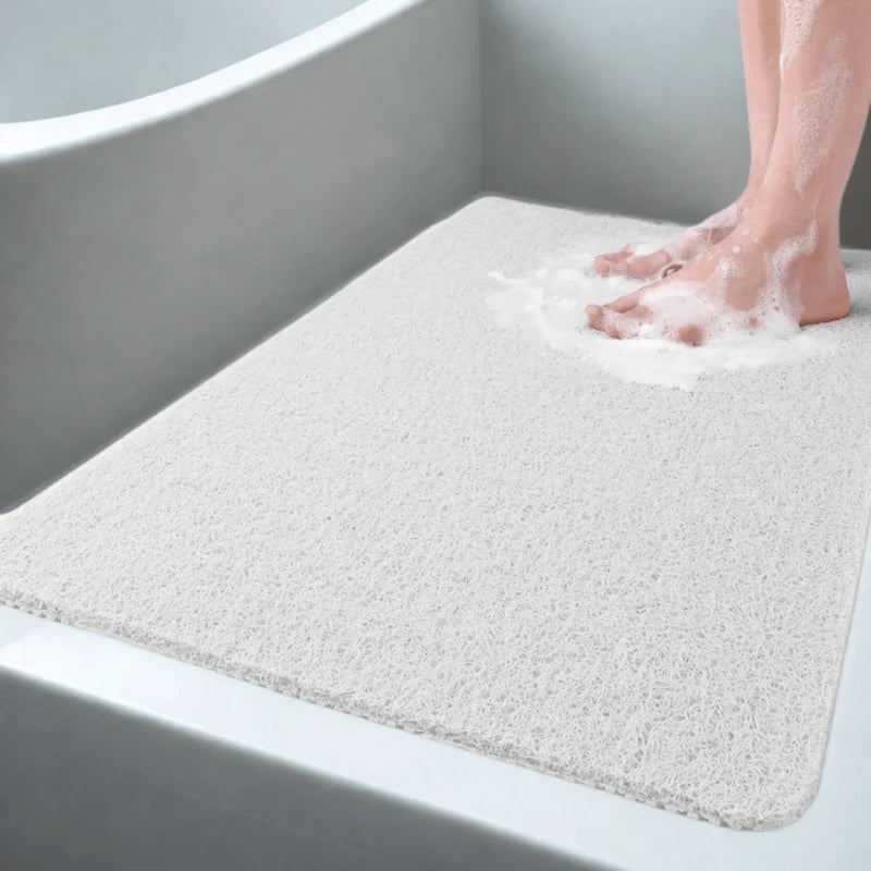 Shower Mat Non-Slip Antibacterial PVC Integrated Drainage