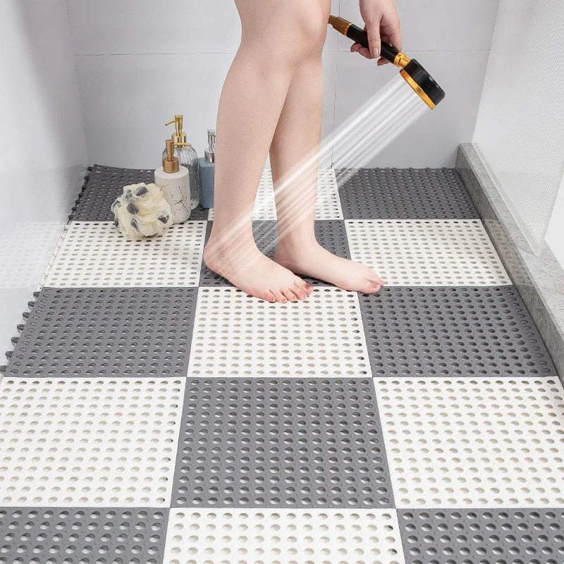 Shower Mat Non-Slip Quick-Drying Soft Plastic