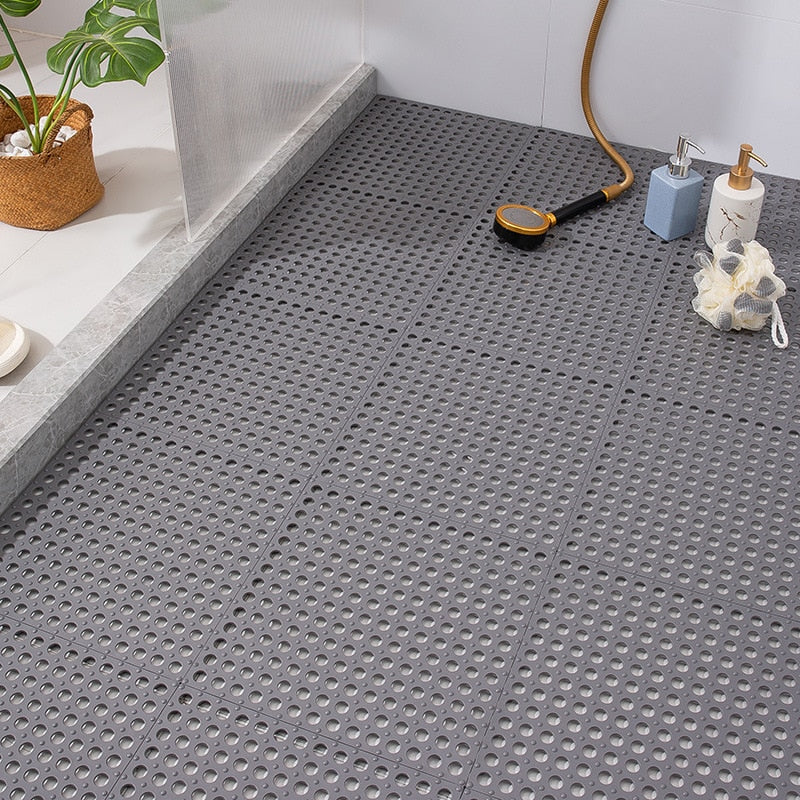 Shower Mat Non-Slip Quick-Drying Soft Plastic