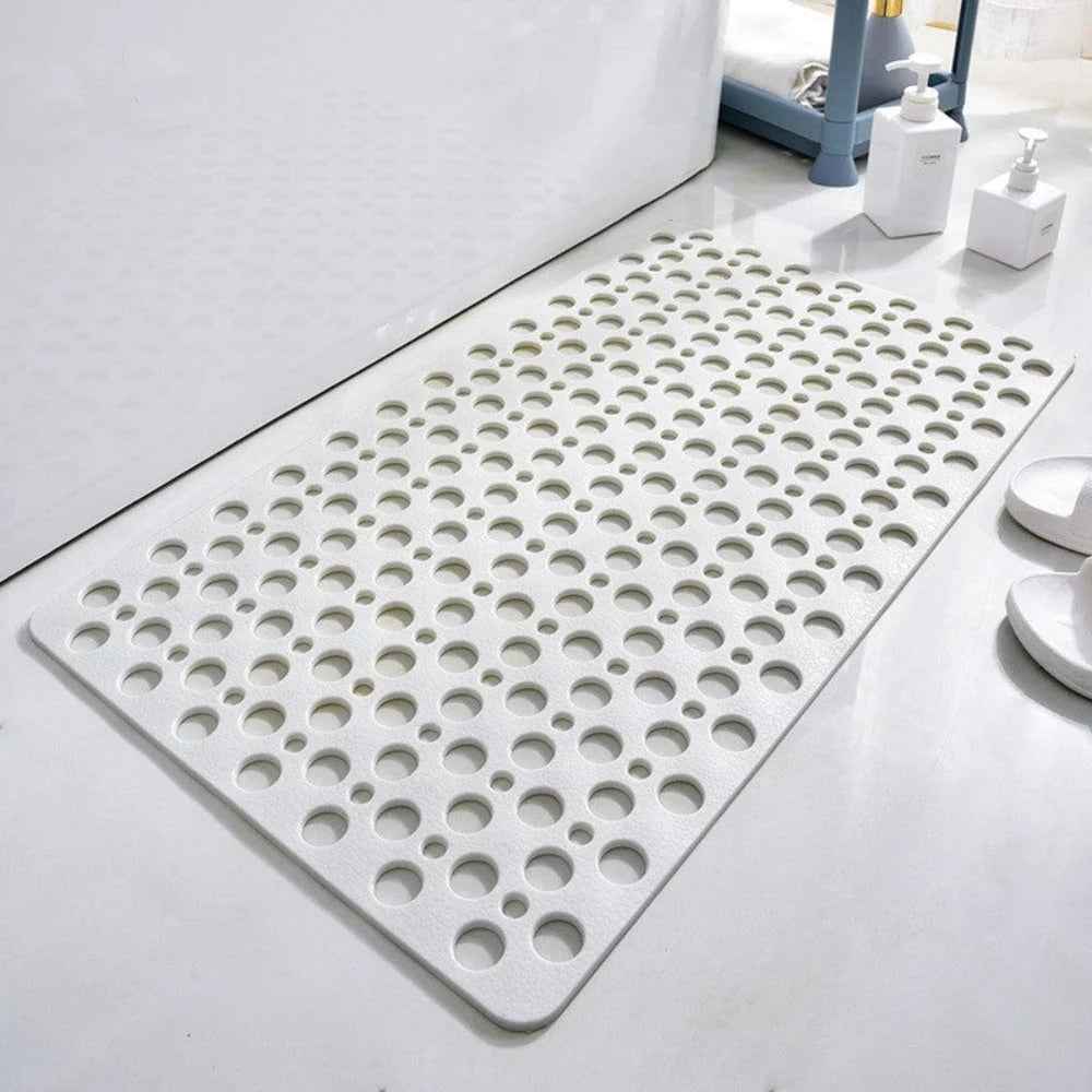 Shower Mat Raised Texture Antibacterial Grip Backing